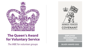 Queens award for voluntary service | Armed forces covenant Silver Award
