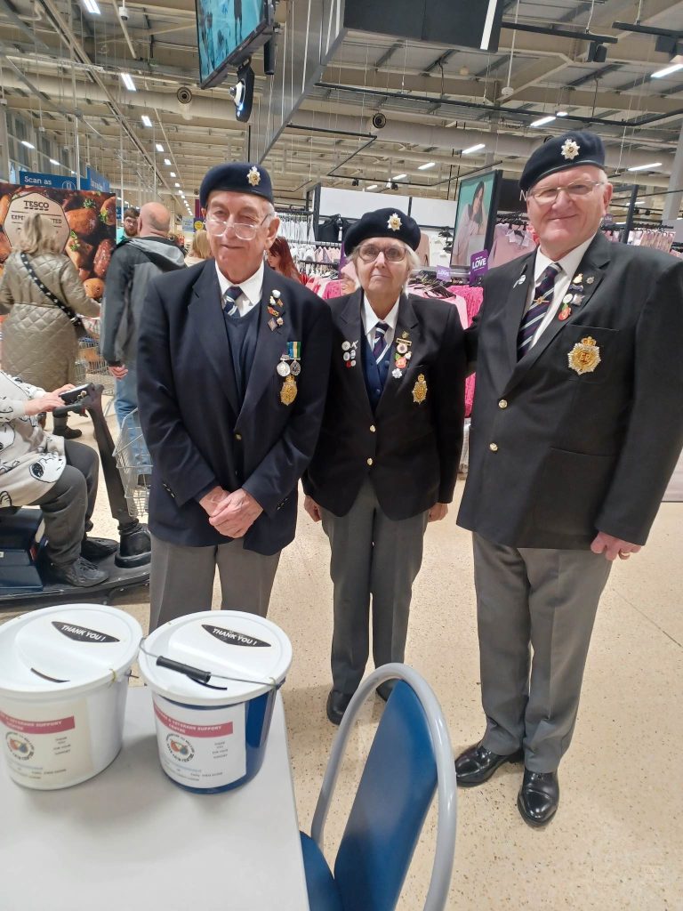 Collecting at Longton Tesco and The Market